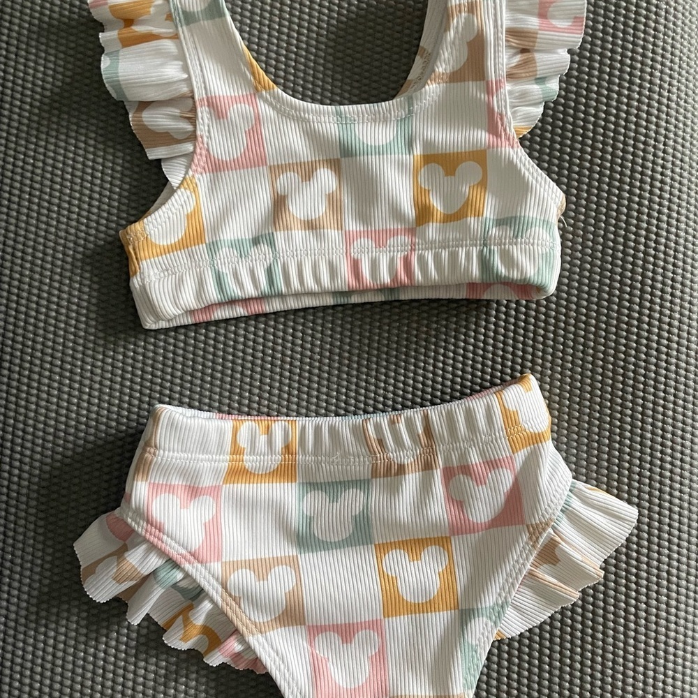 EUC - Sweet P Baby Co. Mickey Swimsuit - 12-18 MOS